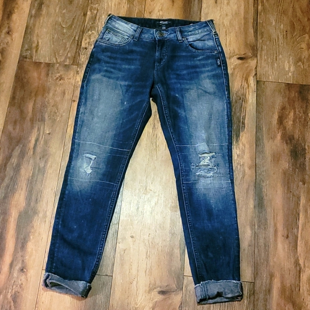 Silver brand- Girlfriend Capri jeans 👖